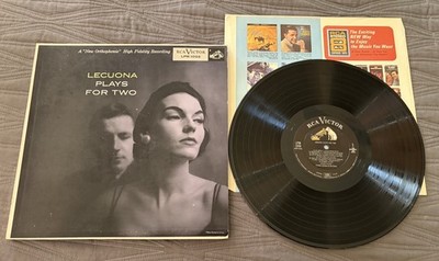 Lecuona Plays For Two Lp! LPM-1058/Mono/1955!Cuban Jazz! VG+/++ Vinyl! Hi VG+Jkt