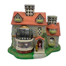 PartyLite Olde World Village Tea Light Candle House #3 Bristol House Collectible
