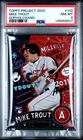 135858507 Mike Trout 2020 Topps Project #142 Sophia Chang PSA 8