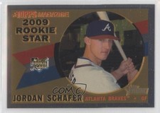 2009 Topps Heritage Chrome 628/1960 Jordan Schafer #CHR186 0d1z