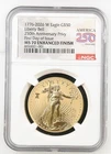 1776-2026 w $50 Enhanced Uncirculated Gold Eagle NGC MS70 First Day - IN STOCK