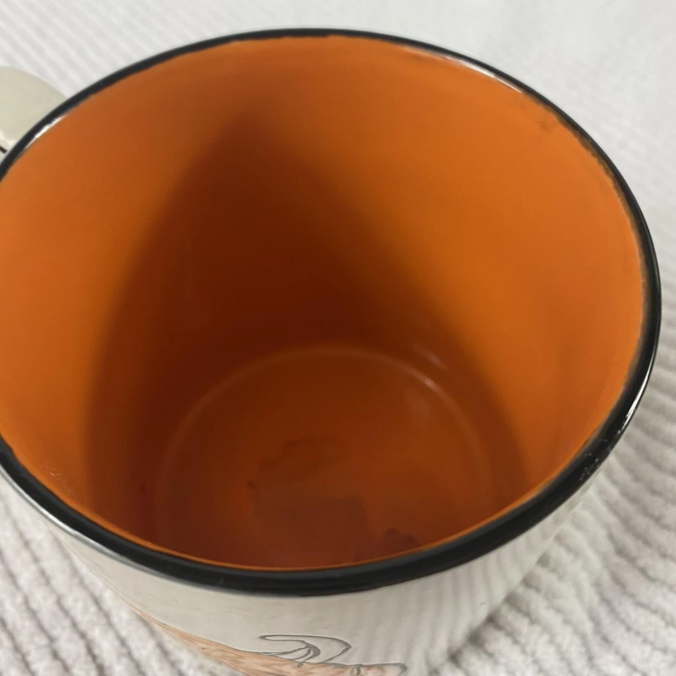 Spectrum Designz Halloween Calabaza Esqueleto Taza Naranja Interior Taza de Café Foto 4 de 4