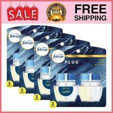 4 Pack Plug In Air Freshener Odor-fighting Scented Oil Refill Ocean 2ct Pk 4 Pack Plug In Air Freshener Odor-fighting Scented Oil Refill Ocean 2ct Pk