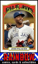 2021 Topps Heritage #589 Josh Palacios Rookie Toronto Blue Jays