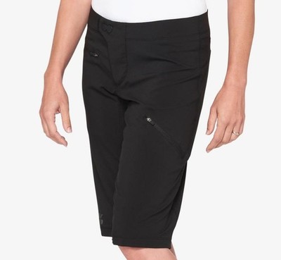 100% Ridecamp Damen Kurze Hose Gr.SM Schwarz