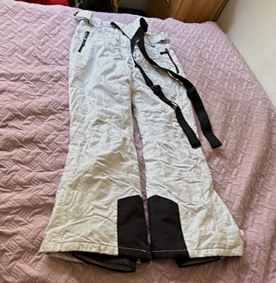 Killtec Mountain Explorer Damen Schneehose Gr. 40 Weiß/Schwarz wattiert