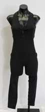 Fabletics Women's Oasis Twist Front 7/8 Jumpsuit CD4 Black Medium NWT