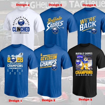 #ad 🔥FASTSHIP 2026 Atlantic Division Champions Buffalo Sabres All Design For Fans $25.99