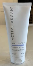 Active Argan Neck + Body Firm and Lift Cream Anti-Aging 6.7 fl oz/200mL  Sealed