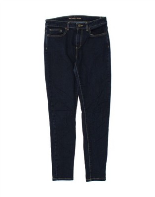 Michael Kors Damen Izzy Skinny Jeans US 8 Medium W27 L29 Marineblau Baumwolle CE89