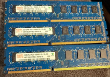 Hynix 6gb 3x2gb PC3-10600U DDR3 Ram Memory