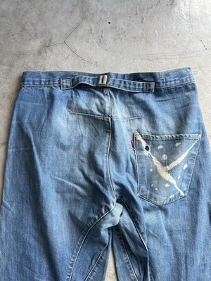 Many Vintage Levis Engineered Twisted Buckle Back Jeans In Stock