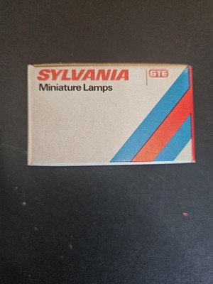 Vintage SYLVANIA ERD Miniature Halogen Lamps GTE Products Made In USA NOS Box