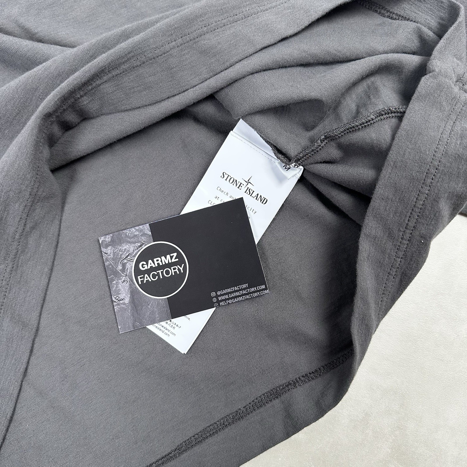 Stone Island Ghost Long Sleeve T - Shirt Grey - Small (20” P2P) - BNWT RRP £265 image 5