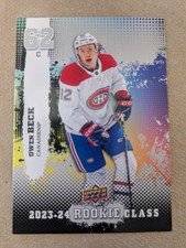 2023-24 Upper Deck Series 1 Commemorative Class - Owen Beck #CC-8 Rookie