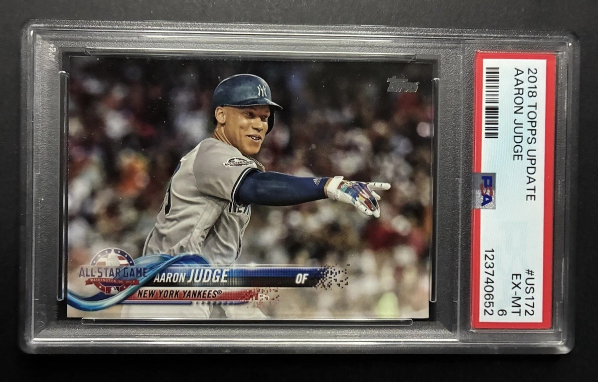 AARON JUDGE NEW YORK YANKEES 2018 TOPPS UPDATE BASEBALL CARD