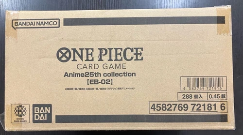 ONE PIECE Sealed Case 12BOX EB-02 Anime25th collection In Our HAND EB02