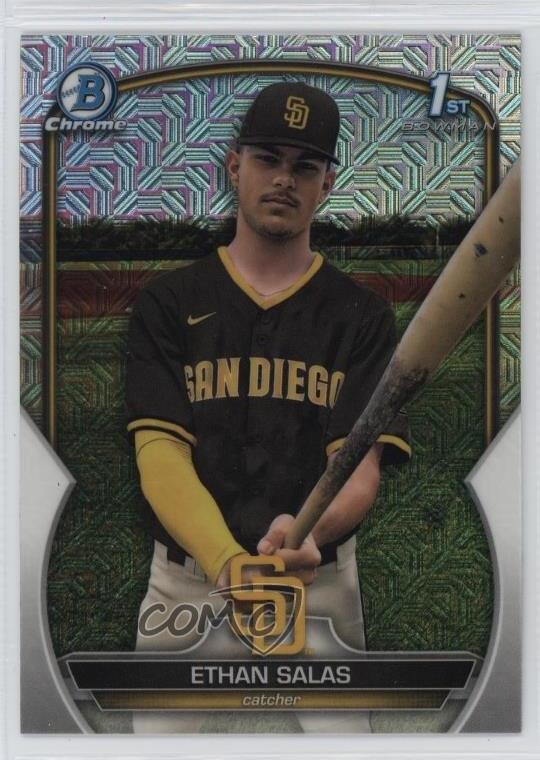 2023 Bowman Chrome Prospects Mega Box Mojo Refractor Ethan Salas #BCP-171 1f84