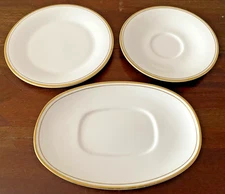 Royal Doulton “Gold Concord H5049" Replacements - Saucer, Cake Plate, Underplate