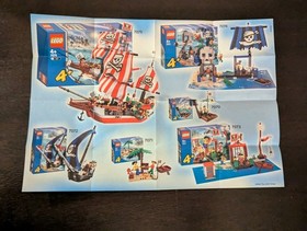 Retired (2004) LEGO Product PIRATES Sets Poster - RARE