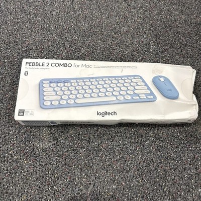 Logitech Pebble 2 Wireless Keyboard and Optical Mouse Combo, Tonal Blue (920-012