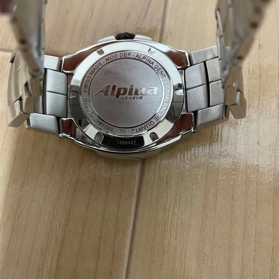 Alpina Avalanche GMT Chronograph Watch 43mm Stainless Steel Tachymeter - Image 2 of 4