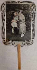 1913 Hand Fan for Johnston's Ice Cream Parlor, Sinking Spring,PA