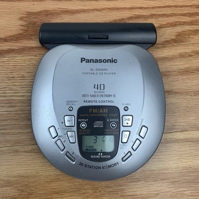 PANASONIC SL-SX469V FM/AM Radio Portable CD Compact Disc Player JAPAN  TESTED