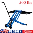 500 Lbs Lawn Mower Lift Hydraulic Jack w/ Wheels For Riding Tractor Lawn Mowers