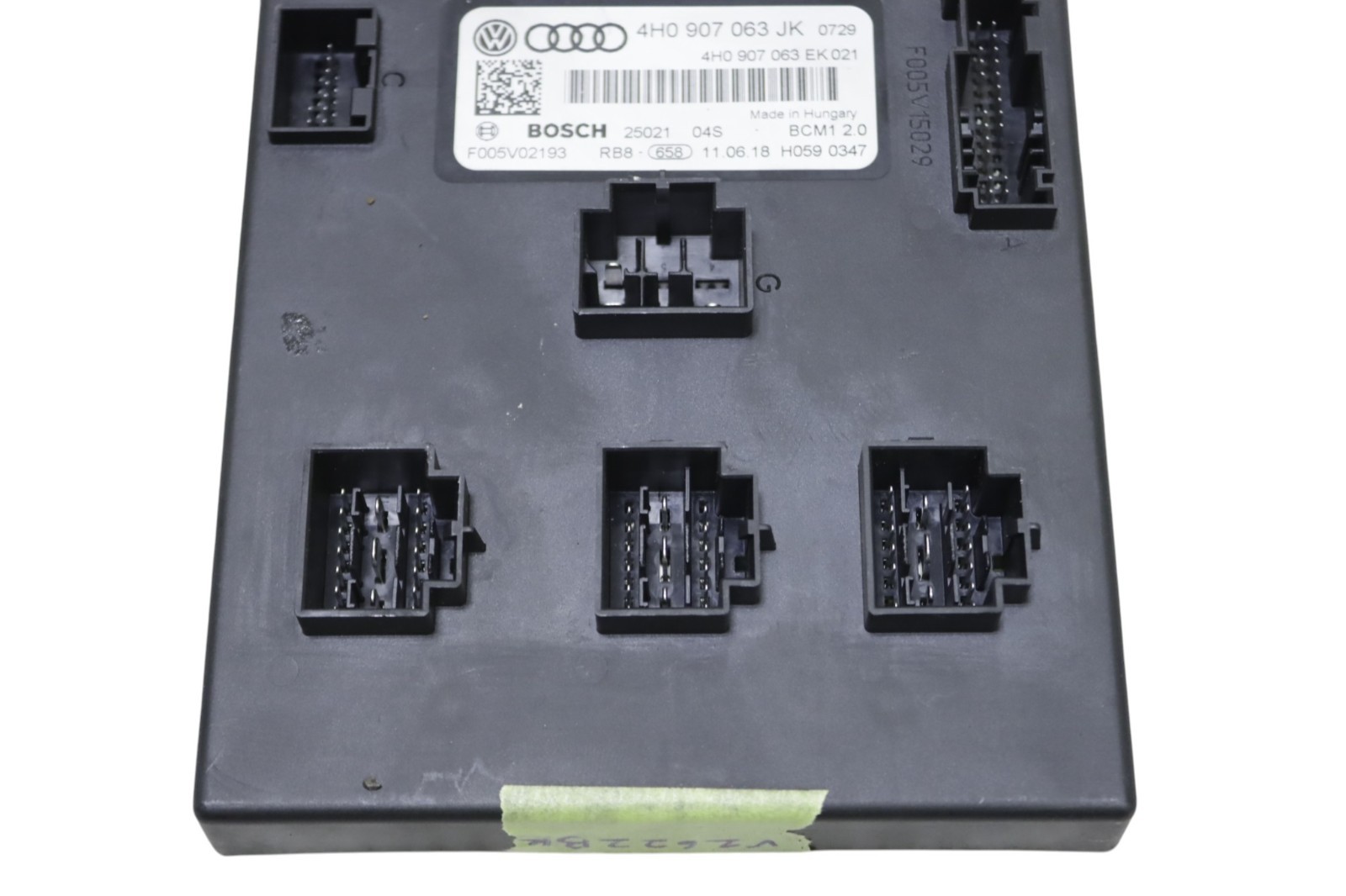 Audi R8 V10 4S Spyder Body BCM Control Module Unit 4H0907063JK 2017 - 2023 OEM