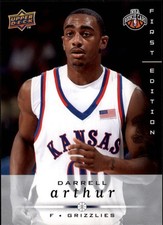 2008-09 Upper Deck First Edition #239 Darrell Arthur RC Rookie Card. rookie card picture