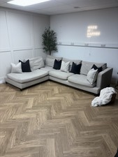 Ivory DFS Lugano Left Hand Facing Open End Corner Sofa - Delivery Available