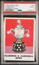 1970 O-Pee-Chee Hockey Clarence S. Campbell Bowl #263 PSA 4