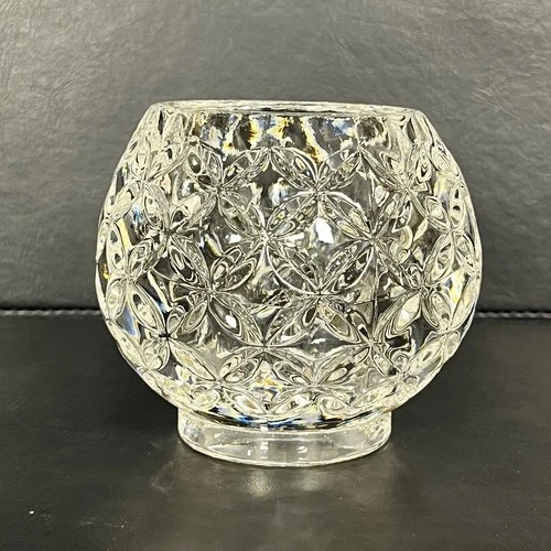 Vintage Waterford Blarney Crystal Votive Candle Holder Irish Cut Glass Decor