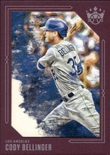 2020 Panini Diamond Kings Framed Plum #53 Cody Bellinger Los Angeles Dodgers