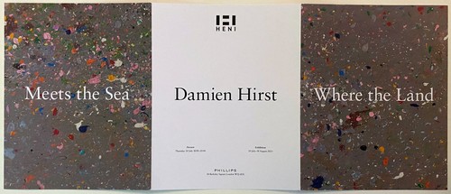 DAMIEN HIRST: Where The Land Meets The Sea | 2023 Brochure / Showcard - Picture 4 of 8