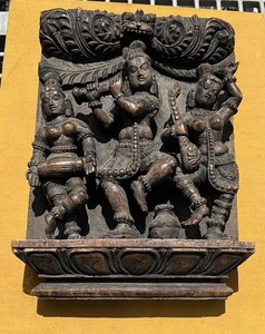 Hindu Wood Carving