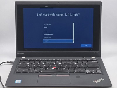 ThinkPad X1 Carbon Gen 5 14'' FHD I7-7600U 256GB 16GB W10P Backlit *READ*