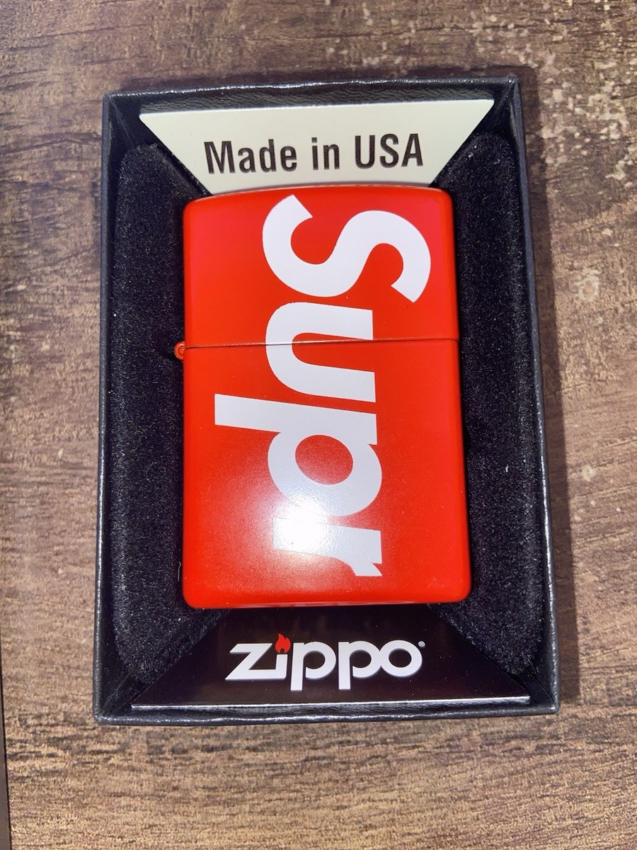 Supreme Red Zippo Lighter SS20 NEW Boxlogo Authentic | eBay