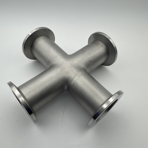 KF-25 NW-25 Cross Vacuum Fitting SS304 Stainless LoCo SCIENCE!!