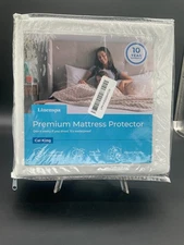 LINENSPA Premium Waterproof Mattress Protector, Cal King Size  Breathable Fitted