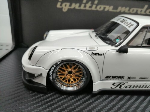 1/18 Ignition Model Porsche RWB 930 Kamiwaza White w/ Box From Japan IG2481 - Picture 9 of 18