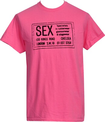 Herren Seditionaries T-Shirt Sex Kings Road London Punk Rocker 1977