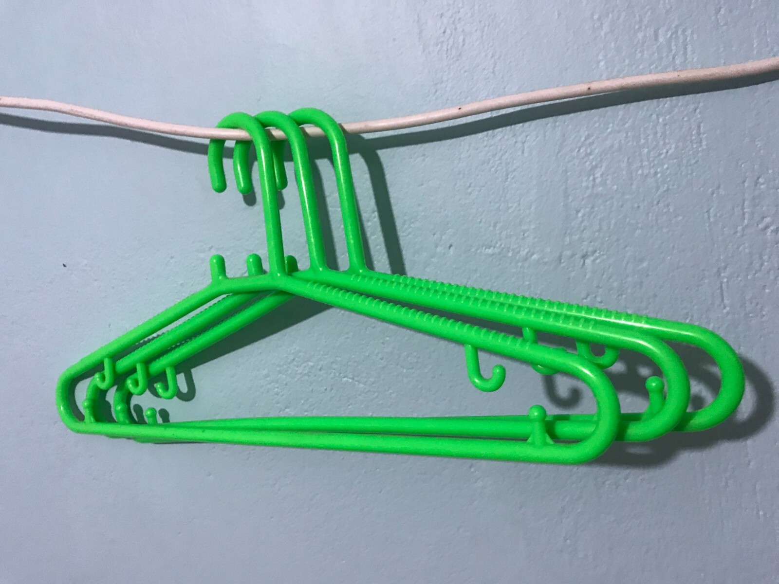 Clothing NonSlip Hangers organizer Space Saving Hanger Drying Plastic Racks eBay