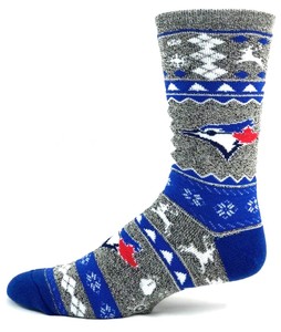 Toronto-Blue-Jays-Original-Ugly-Christmas-Sweater-Crew-Socks