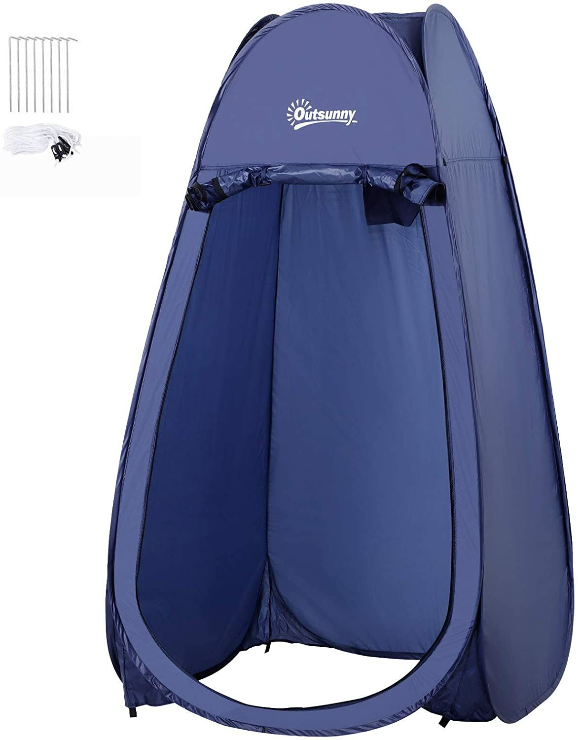 Tente de toilette pop-up instantanée avec protection UV et montage rapide