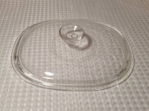 Pyrex Corning Ware Glas oval Ersatzdeckel DC 1 1/2 C klar DC 1,5 C - Bild 2 von 8