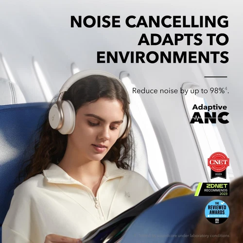 by Anker, Space One, Active Noise Cancelling Headphones, 2X Stronger Voice Reduc - Picture 3 of 12