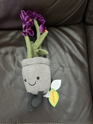 Brand New With Tags Jellycat Amuseable Orchid (Purple) Rare Plush