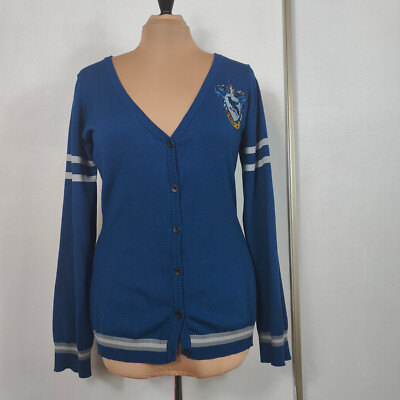 Harry Potter Casual Cosplay Ravenclaw Button Up Cardigan size